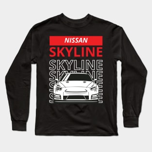 nissan skyline r35 Long Sleeve T-Shirt